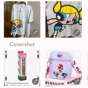 Power Puff Girls Bubbles t-shirt 2X+Matching PPF Power🔥Bag✨⭐️+💋💄